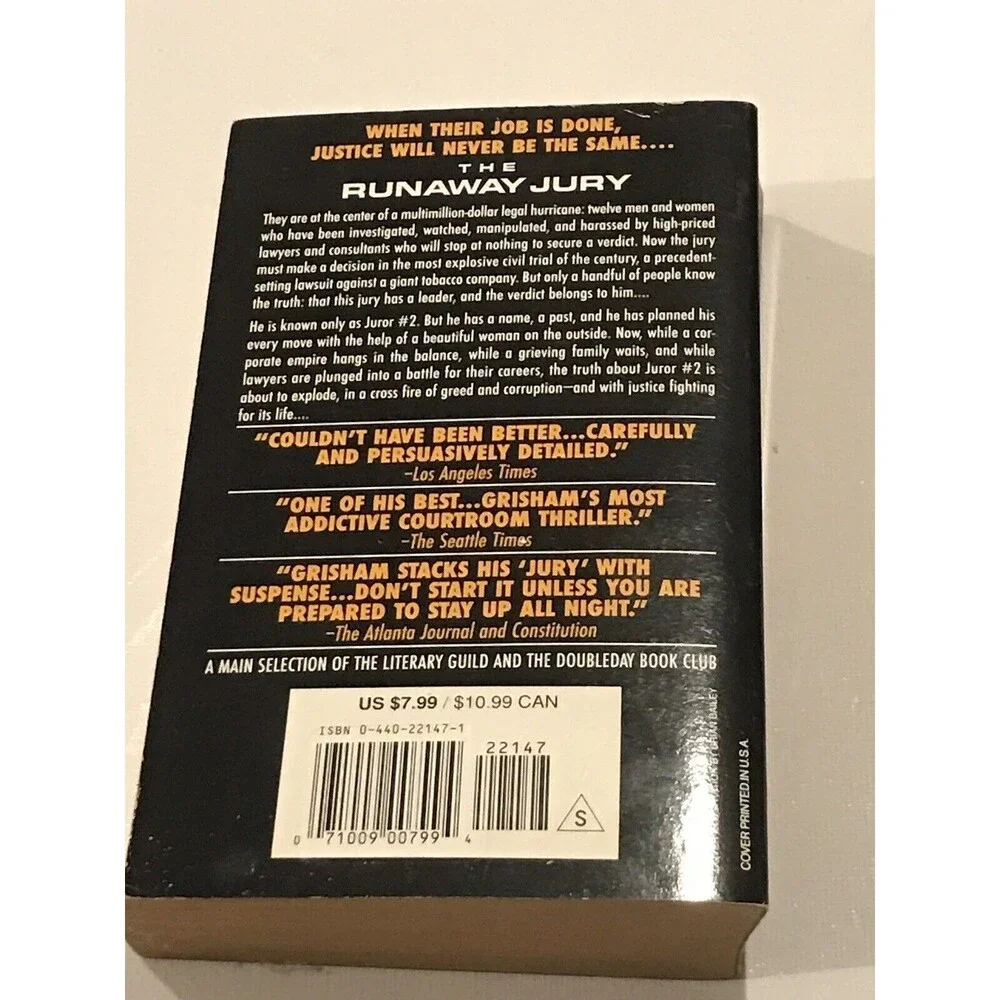 The Runaway Juror by John Grisham (1995, Mass Market)